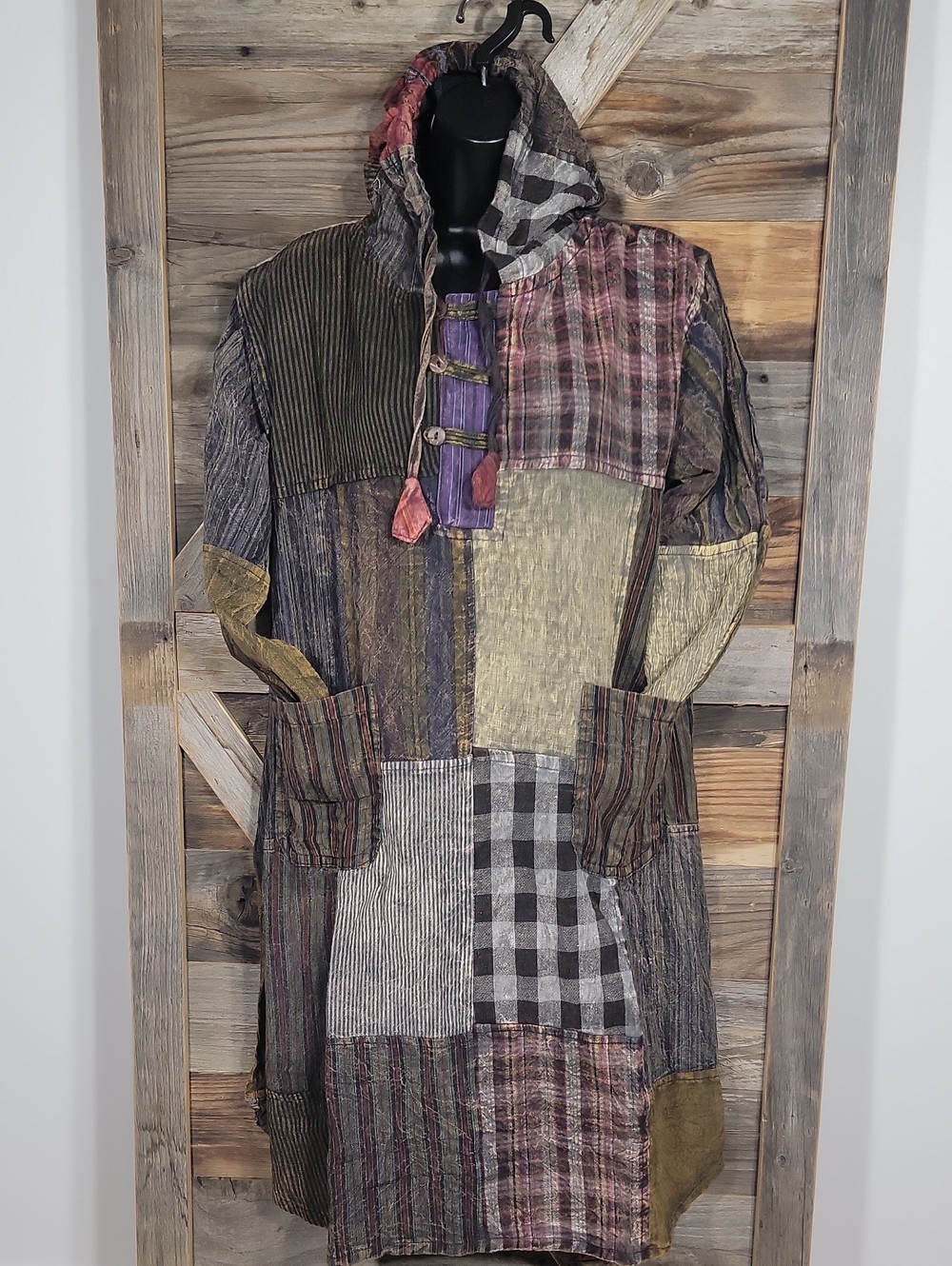 NWT Rhea Dual Texture Long Shirt/Dress